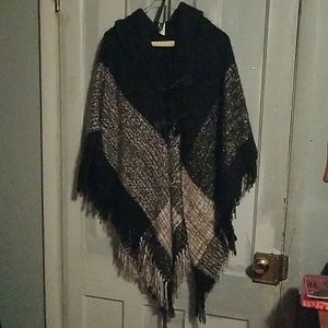 Poncho? Some kind of soft wrap
